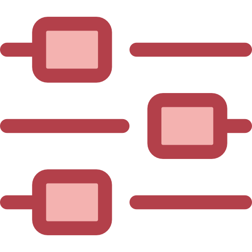 Levels Monochrome Red icon