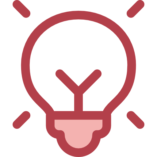 Idea Monochrome Red icon