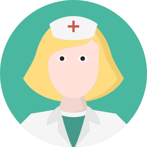 krankenschwester Pixel Perfect Flat icon
