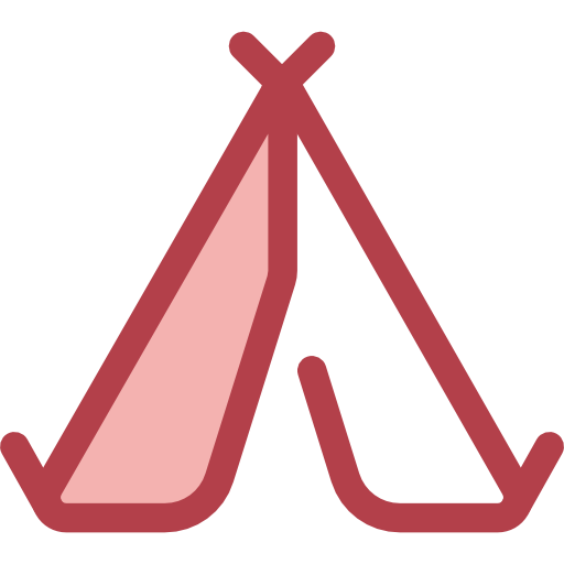 텐트 Monochrome Red icon