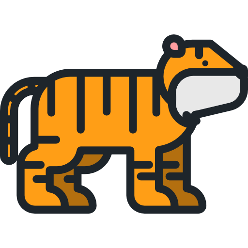Tiger Special Lineal color icon
