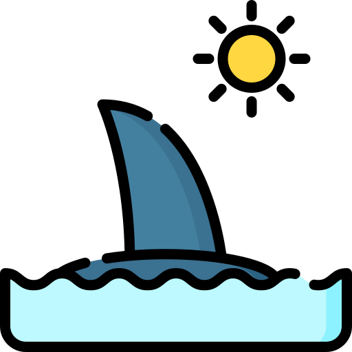 Tiburón Special Lineal color icono