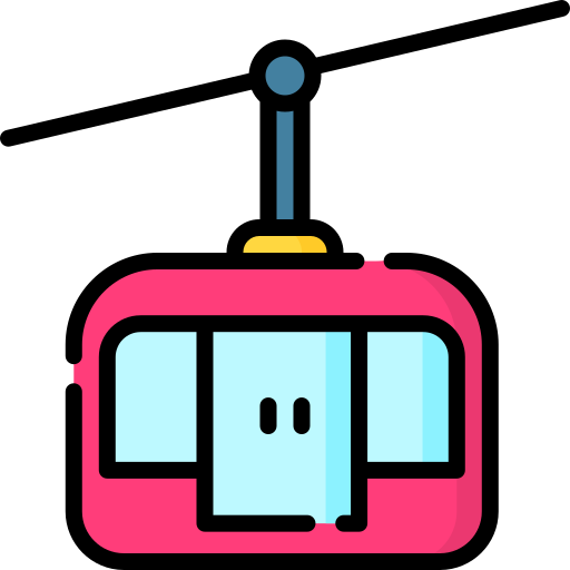 Teleférico Special Lineal color icono