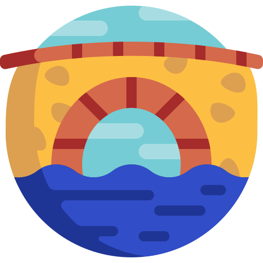 kanały Detailed Flat Circular Flat ikona