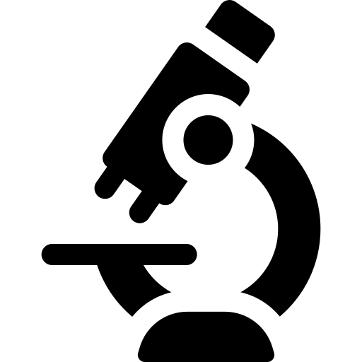 microscope Basic Rounded Filled Icône