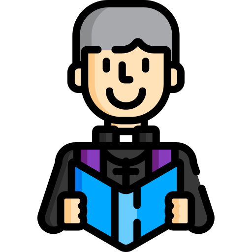 sacerdote Special Lineal color icono