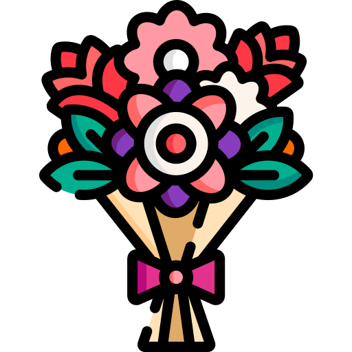 ramo de flores Special Lineal color icono