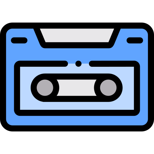 kassette Detailed Rounded Lineal color icon