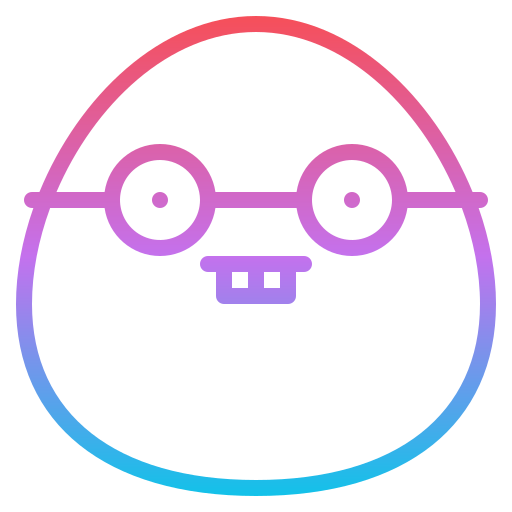 nerd Iconixar Gradient icoon