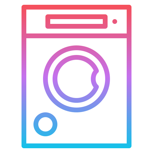 세탁기 Iconixar Gradient icon