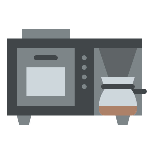 Coffee machine Iconixar Flat icon