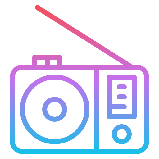 radio Iconixar Gradient icon