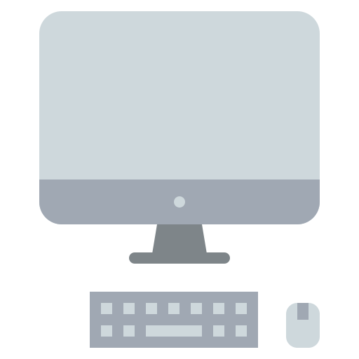 komputer Iconixar Flat ikona