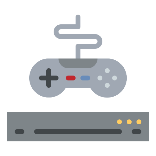 Consola de juegos Iconixar Flat icono