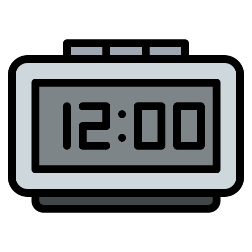 Alarm clock Iconixar Lineal Color icon