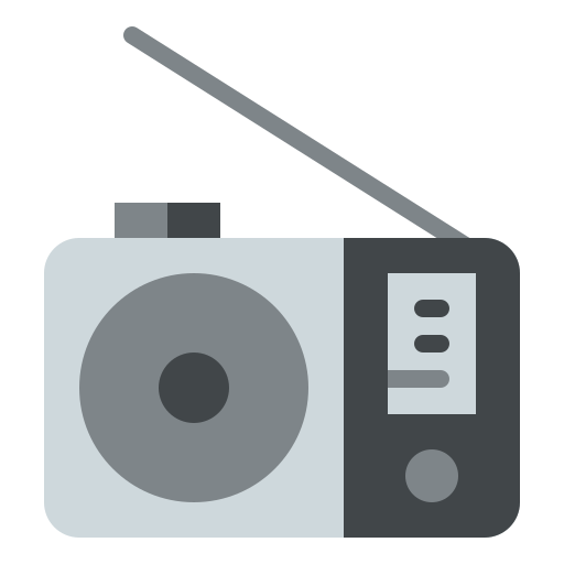 라디오 Iconixar Flat icon