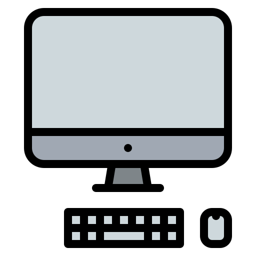 Computer Iconixar Lineal Color icon