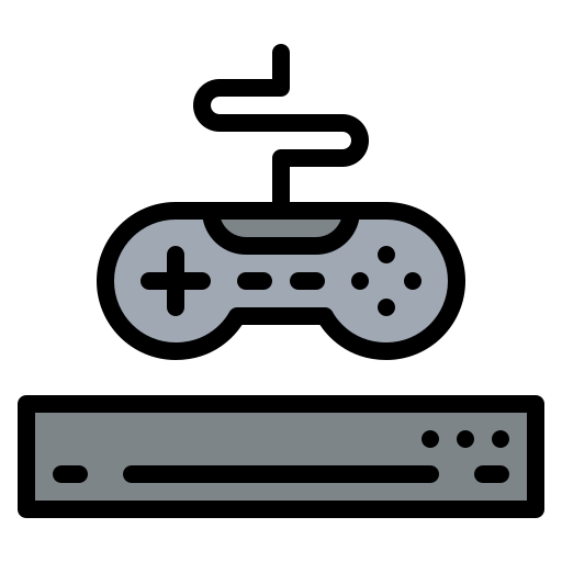 Consola de juegos Iconixar Lineal Color icono