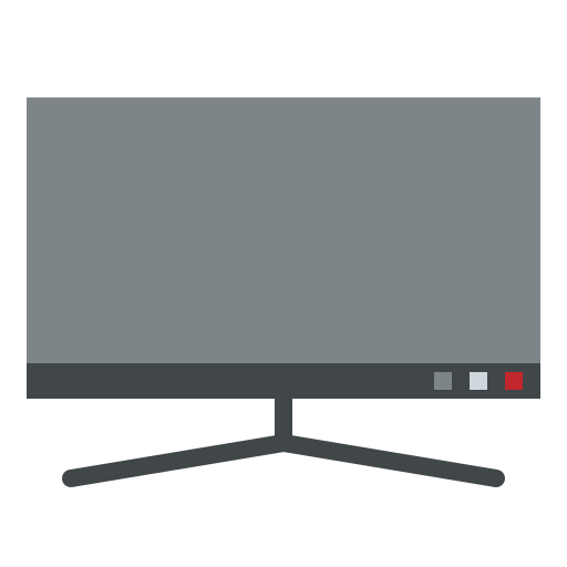 Телевидение Iconixar Flat иконка