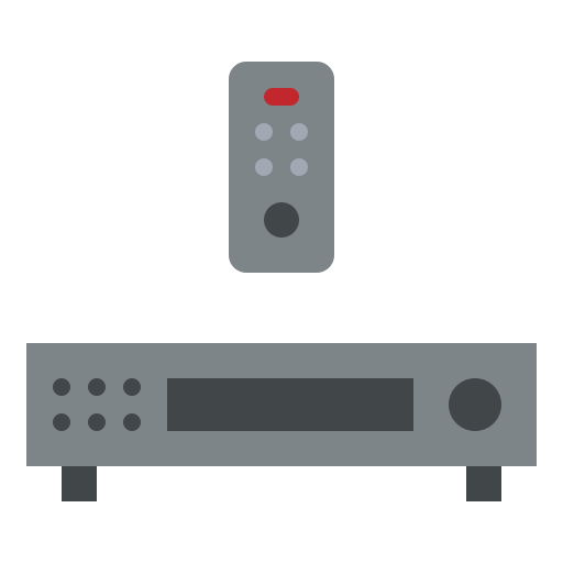 Dvd player Iconixar Flat icon