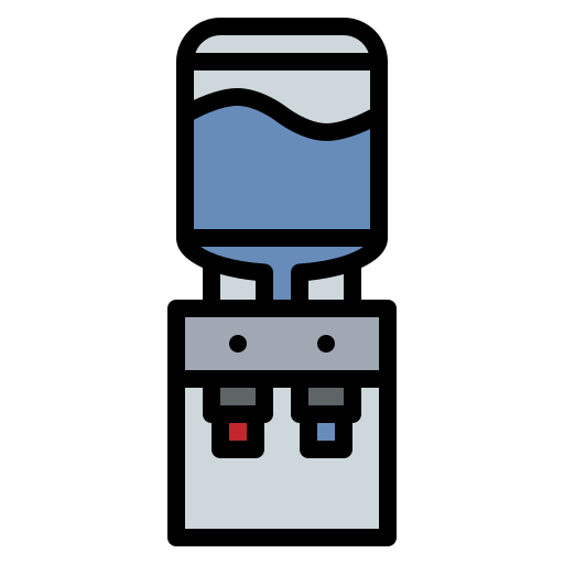 Water machine Iconixar Lineal Color icon
