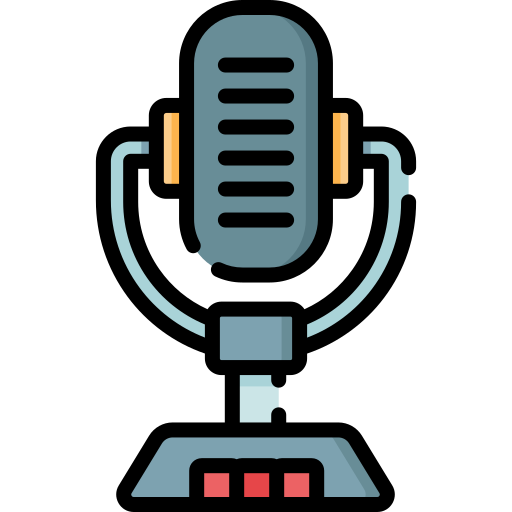 mikrofon Special Lineal color ikona