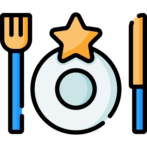 Restaurante Special Lineal color icono