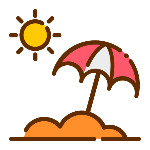 parasol słoneczny Good Ware Lineal Color ikona