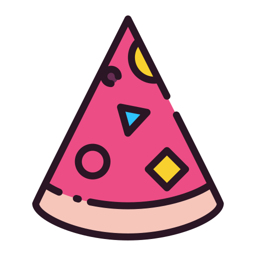 Pizza Good Ware Lineal Color icon