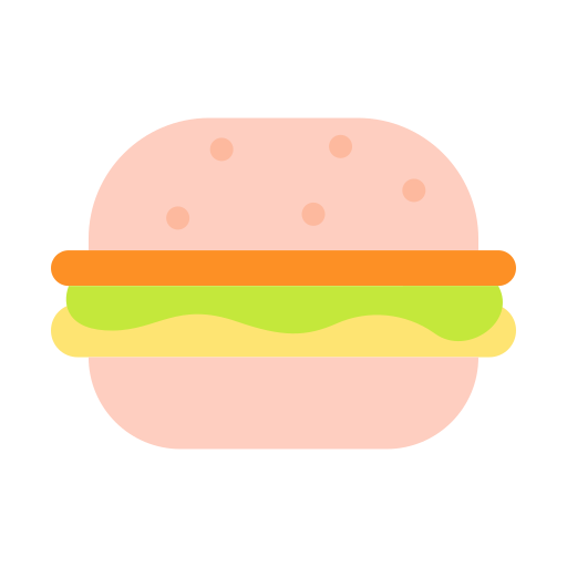 Burger Good Ware Flat Ícone