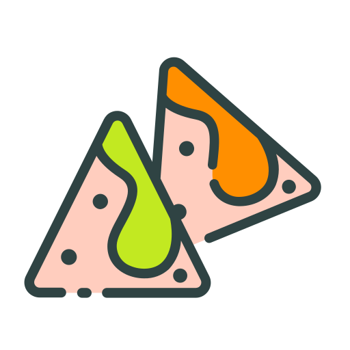 nachos Good Ware Lineal Color icona