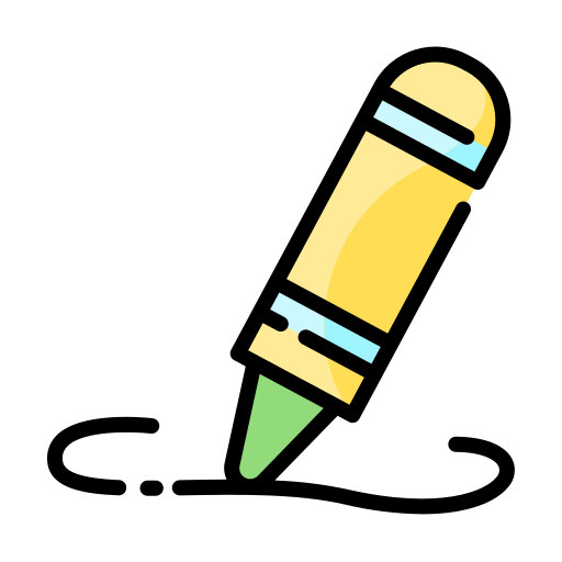 Crayon Good Ware Lineal Color icon