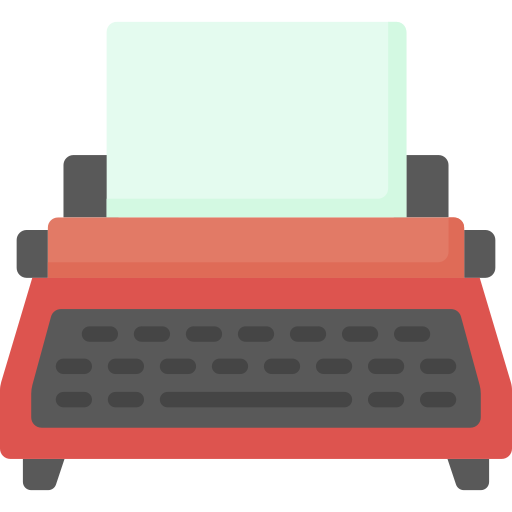 machine à écrire Special Flat Icône