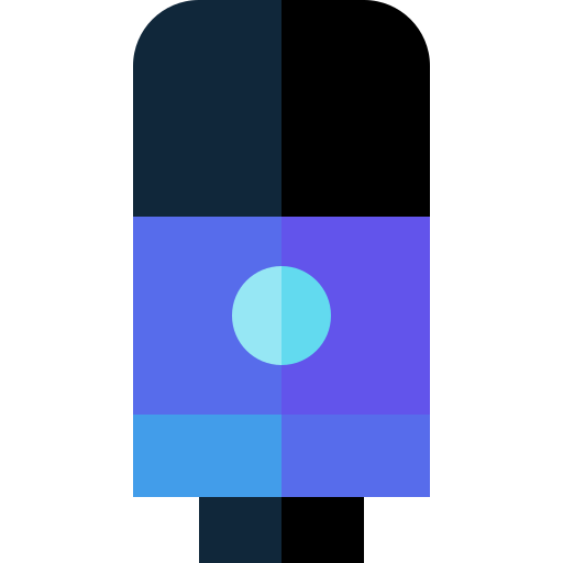 マイクロフォン Basic Straight Flat icon