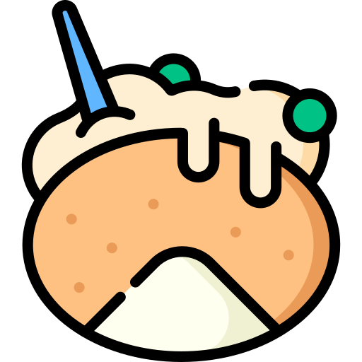 Baked potato Special Lineal color icon