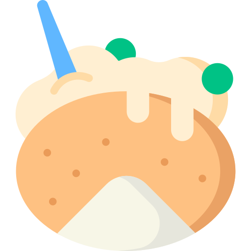 Baked potato Special Flat icon