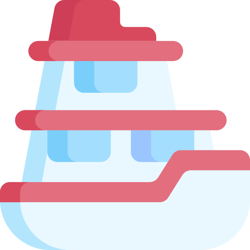 Yatch Kawaii Flat icon