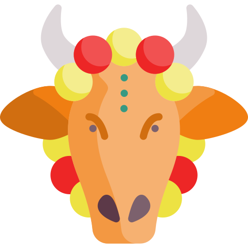 Sacred cow Special Flat icon