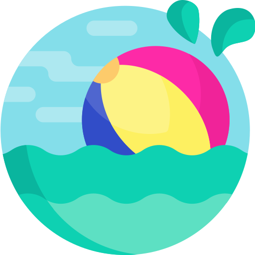 Beach ball Detailed Flat Circular Flat icon