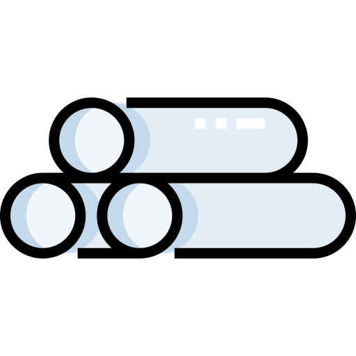 Трубы Detailed Straight Lineal color иконка
