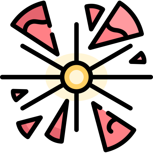 Explosión Special Lineal color icono