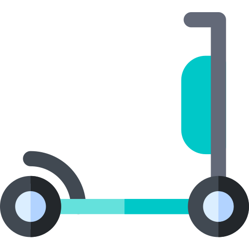 Scooter Basic Rounded Flat icono