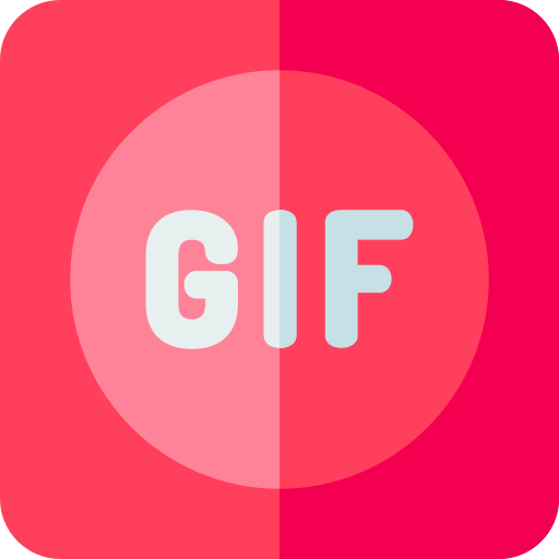 gif Basic Rounded Flat icon