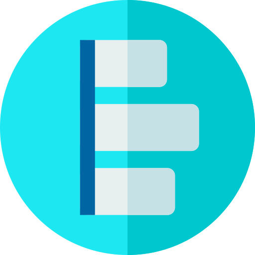 sondage Basic Rounded Flat Icône