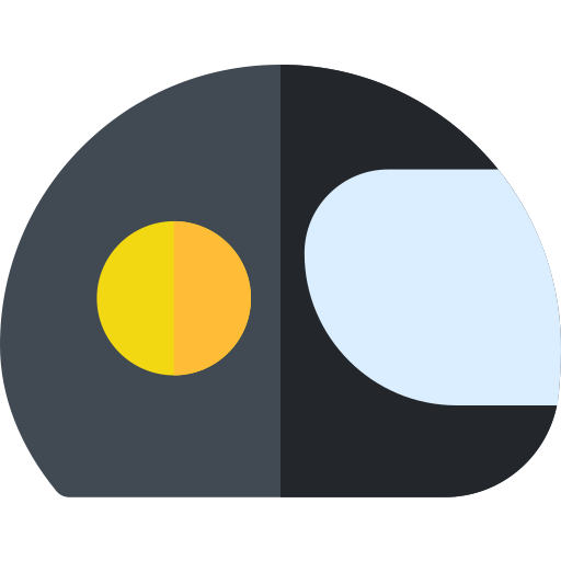 Casco Basic Rounded Flat icono