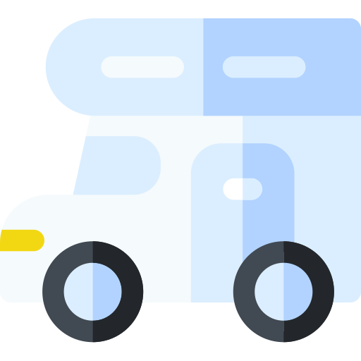 Caravana Basic Rounded Flat icono