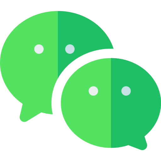 WeChat Basic Rounded Flat icono