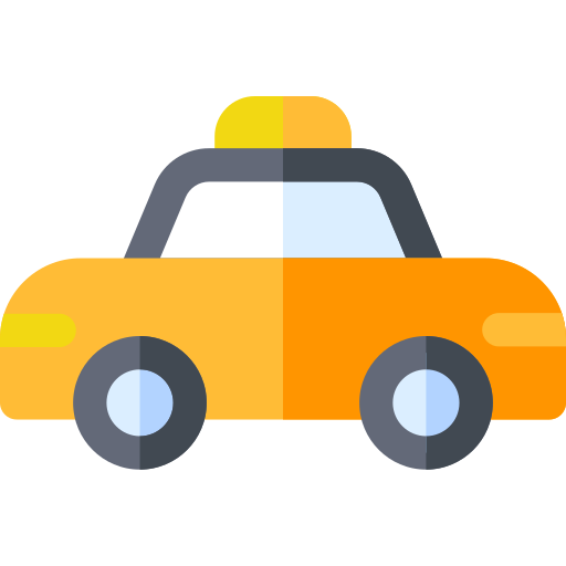 taxi Basic Rounded Flat icon