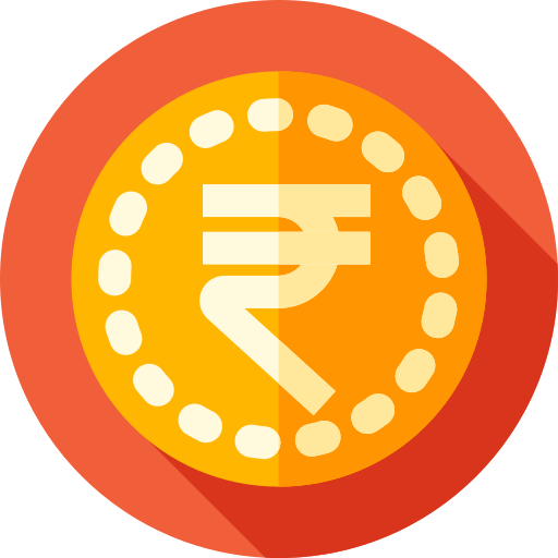 Rupee Flat Circular Flat icon