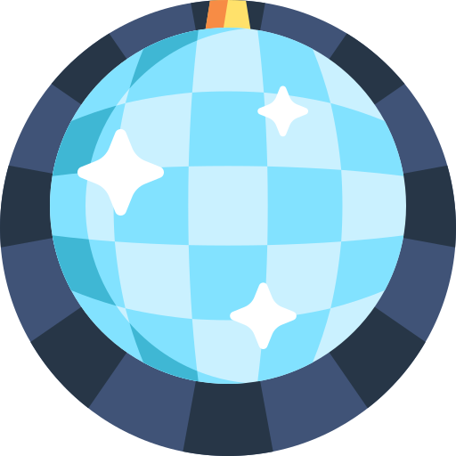 Disco ball Detailed Flat Circular Flat icon